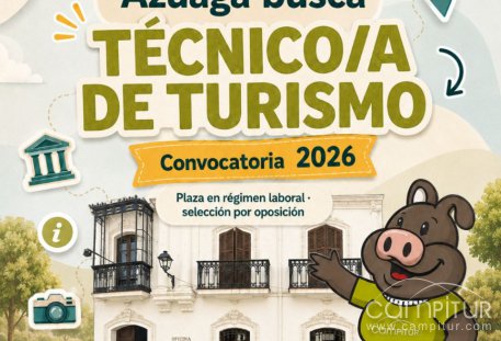 Azuaga abre una plaza de técnico de turismo
